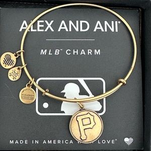 Alex and Ani Pittsburgh Pirates Cap Logo Charm Bracelet